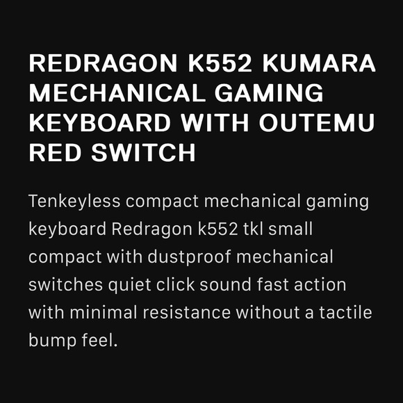 K552 Mechanical Gaming Keyboard - Picture 9 of 10